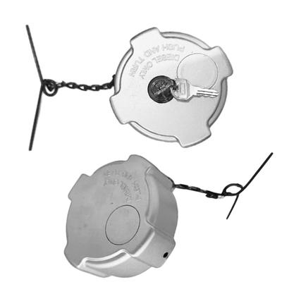 Locking Diesel Fuel Cap Cover Aluminum for Freightliner Cascadia Columbia Century Coronado M2-112 03-37017-002 0334466002