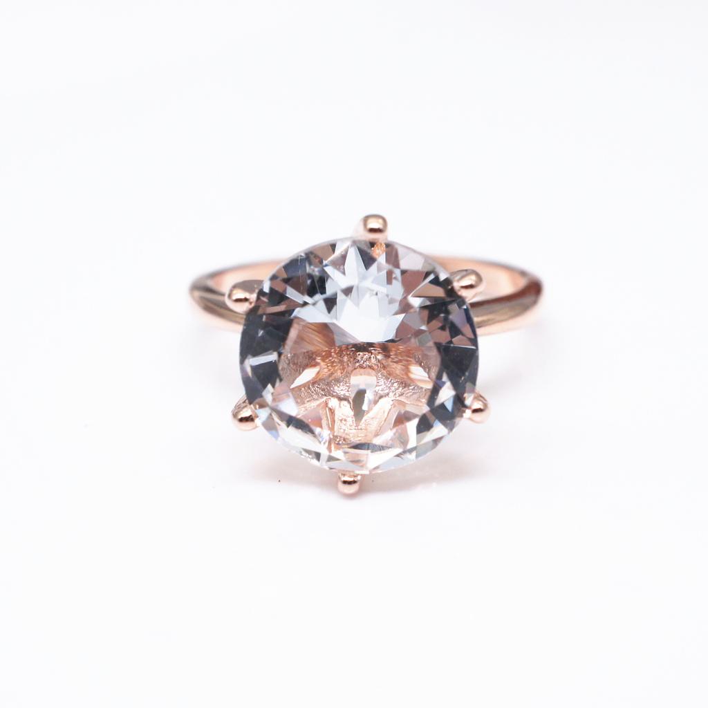 925 Silve Real Moissanite Ring Grace Banquet Shiny Jewelry Engagement Gift