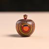 Empty Pill Box Wooden Pendant Keychain Medicine Boxes Pill Organizer Case  Travel