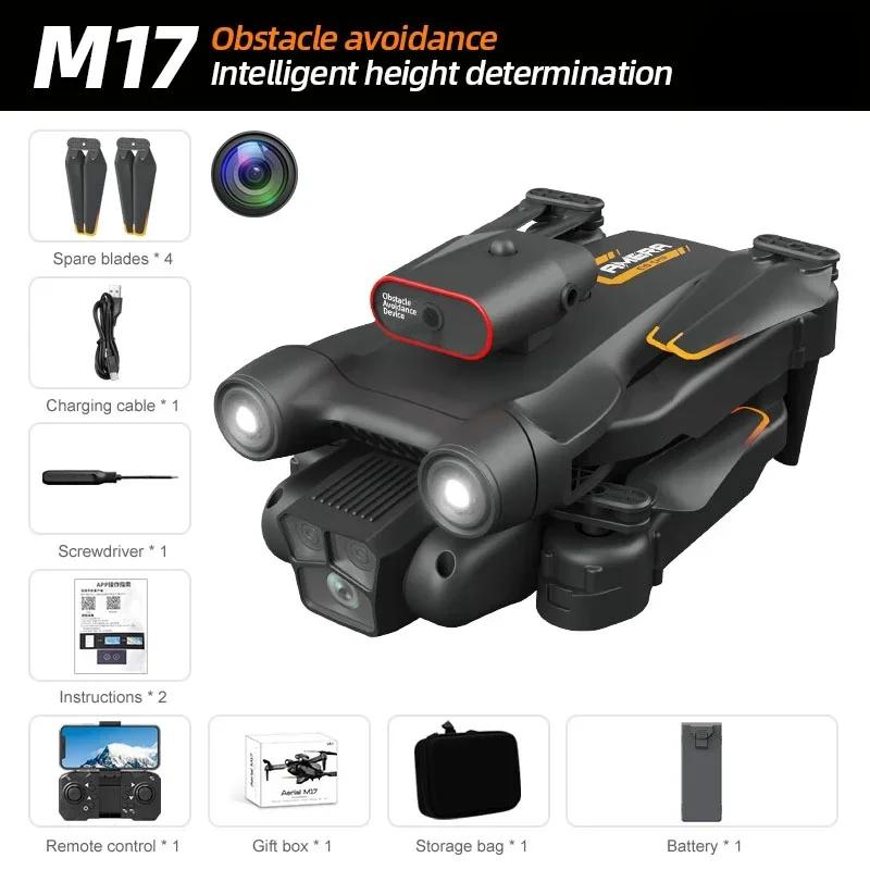 M17 Drone Professional 1080p High-Definition Three Camera 5G Optical Flow Positioning Aerial Photography Foldable RC Quadcopter
