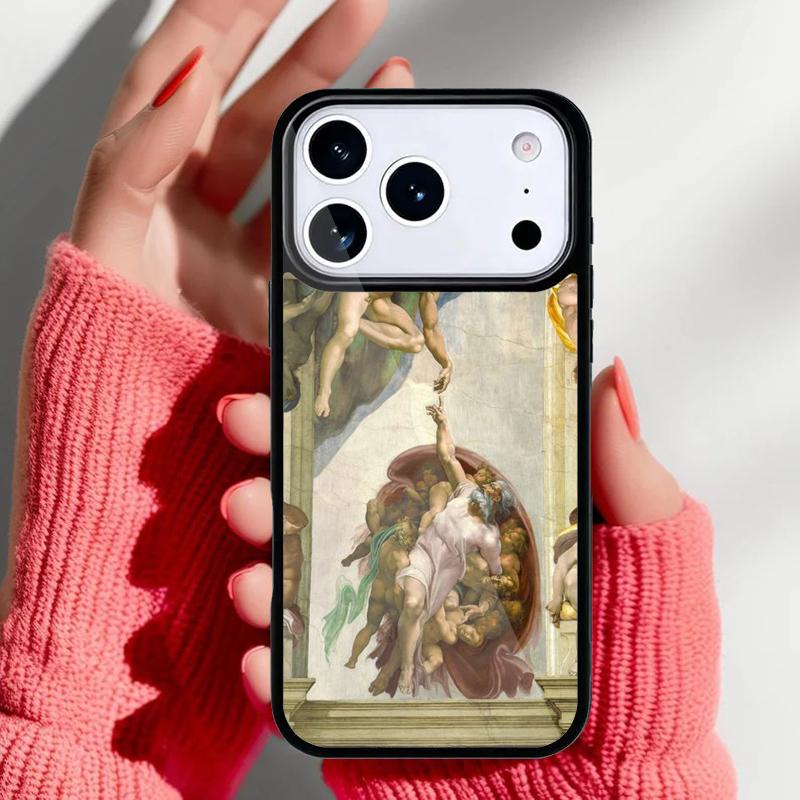 Renaissance Art Paint Phone Case for iPhone 17 Air 16e 15 14 13 Pro Max Back Cover for 12 11 Pro Coque