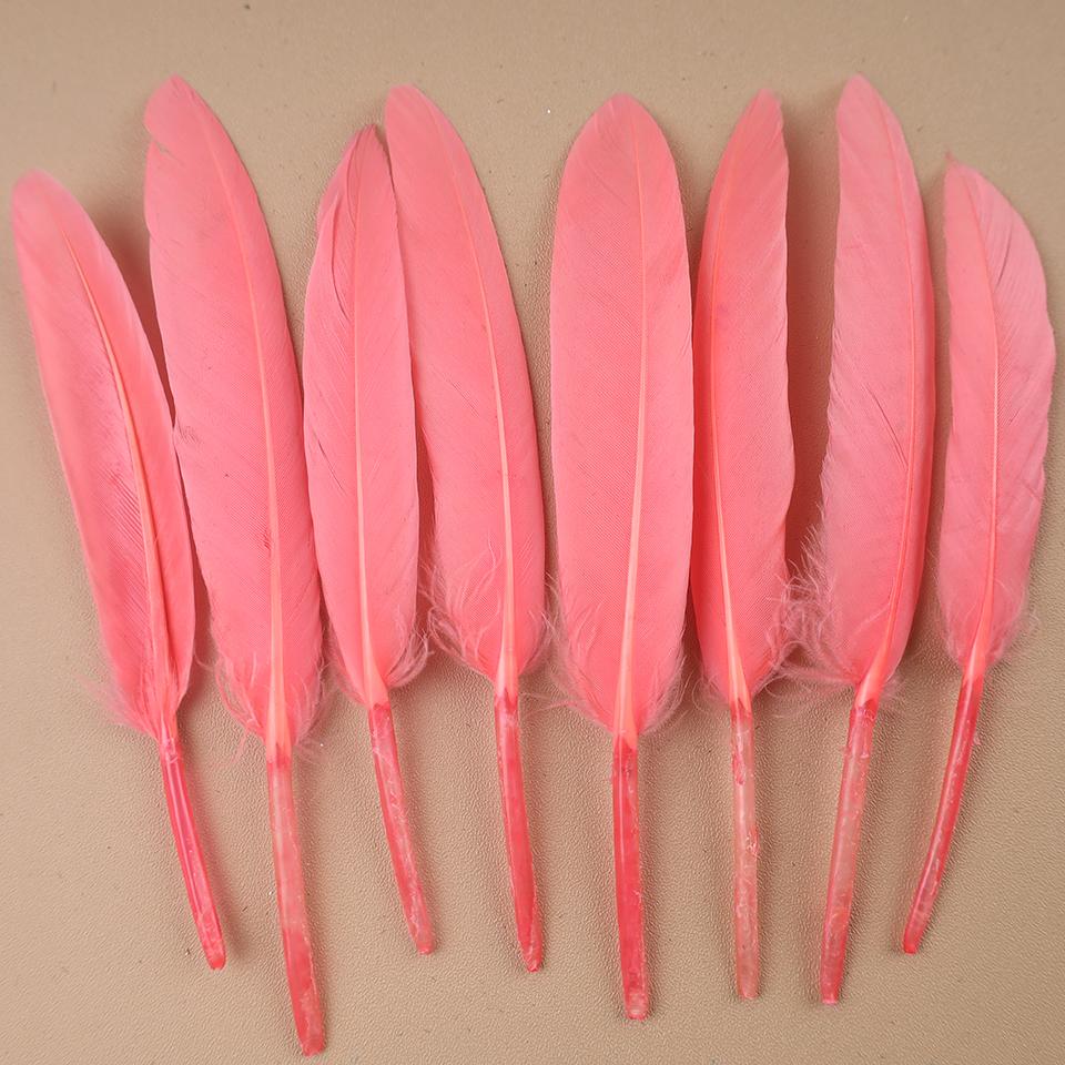 Duck Feathers for Clothes Handicraft Accessories White Golden Black Pink Peacock Goose Feather Plumas Handicraft Article