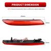 2pcs LED Rear Bumper Reflector For Honda Insight CR-Z 2010-2014 CR-V 2012-2014 FIT Acura TSX Wagon 2018-up Tail Stop Brake Light