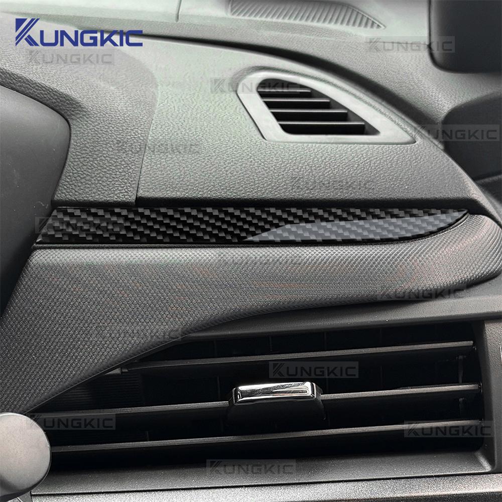 Adesivo Interno Stile Fibra di Carbonio per Subaru Forester 2025 2026 2027 LHD RHD Pannello Interno