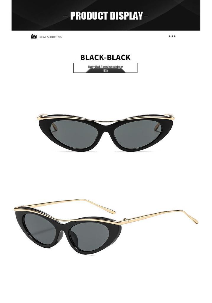 Occhiali da Sole Trendy da Donna Cat Eye - Stile INS 89286: Occhiali da Sole alla Moda per la Protezione Solare