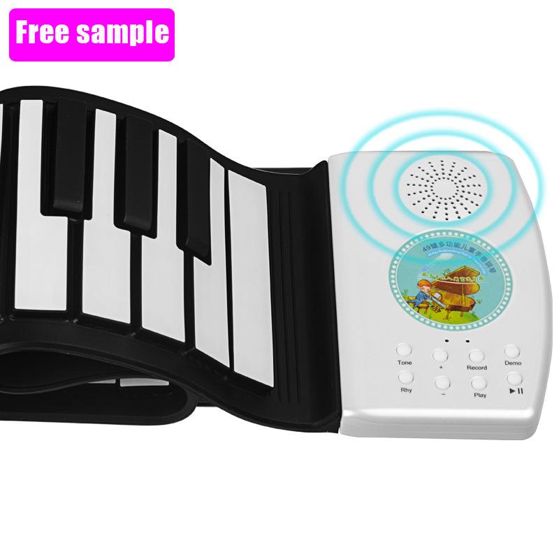 Rechargeable Portable 49-Key Foldable Piano for Beginner Kids