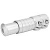 Bike Fork Stem Extender Aluminium Alloy Easy Installation Bicycle Handlebar Riser for Mountain Road BikesSilver