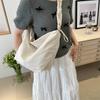 Retro Tooling Nylon Korean Version Large Capacity Lazy Wind Solid Color Casual Shoulder Messenger Bag Unisex Bag