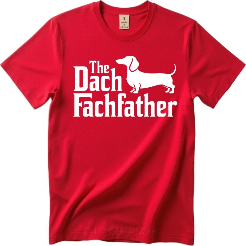 Streetwear Summer Boys Tshirt The Dachshund Father Dog Silhouette Design Short Sleeve Soft Oneck Tshirt Relaxed Fit Tshirt as the picture8694 красный