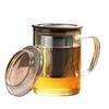 Qianxing 400ml Heat-Resistant Glass Tea Cup Set with Stainless Steel Infuser