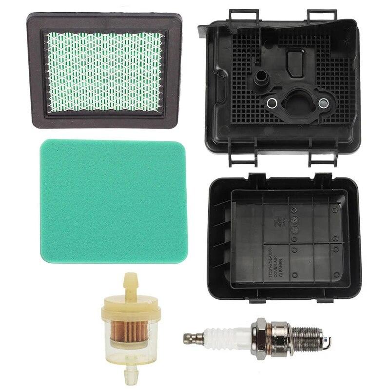 Carburetor Kits Air Fuel Filter Cover For Honda GCV135 GCV160 GCV190 HRB216 HRZ216 Engine Home Garden Tools Accessories