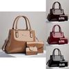 Bolsa de Mão Elegante Versátil para Mulheres Conjunto de Bolsa de Ombro e Transversal Chique Com Múltiplos Bolsos