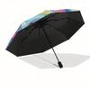 Stitch,Fantasy Themed folding umbrella, the best choice for gift giving, 8 ribs, casual, durable, lightweight and portable travel umbrella,