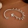 Sweet Beaded Bracelet Zinc Zinc Alloy Simple Bracelet Bangle Butterfly Pendant Bracelet  Daily