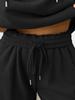 European & American Oversized Hooded Sweatshirt and Wide-Leg Pants Set - Autumn/Winter Casual Sportswear