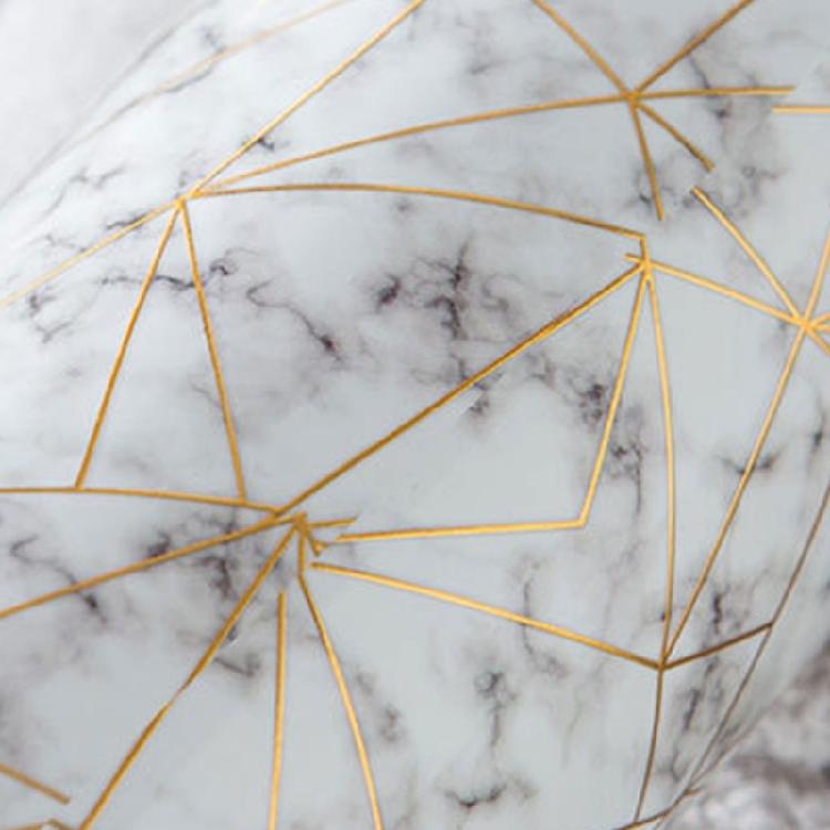 Stylish 300ml Marble Ceramic Soap Dispenser Bottle Empty Bottle Modern Bathroom Decors for Hand Sanitizer & Shampoo