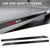 For RS3 Car Door Side Skirt Sticker Decal for Audi A4 B5 B6 B7 B8 B9 A1 A3 8V 8P 8L A6 C5 C6 C7 A5 A7 A8 Q3 Q5 Q7 TT S3 S6 Sline Quattro
