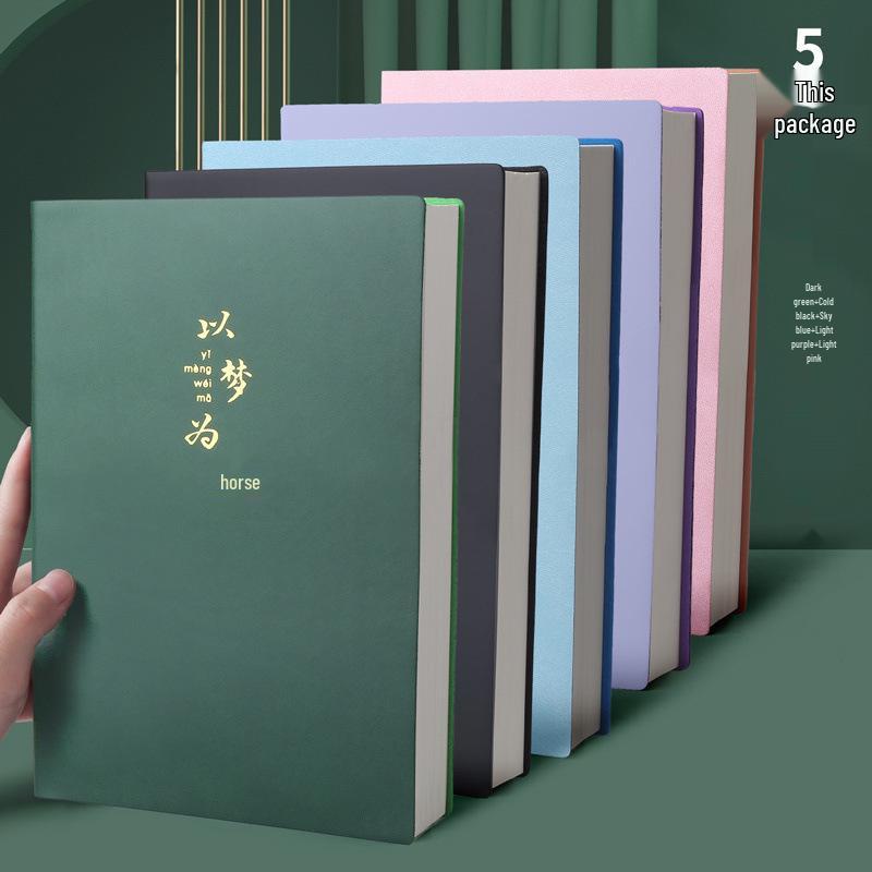 Extra Thick Leather Notebook for Postgraduate Exams – Large and Durable