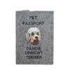 Dandie Dinmont Terrier, Hindlee Terrier - Dog Passport Case, Document Case, Gift for the Traveller from the Brand