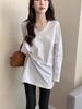 Plus Size Women's Thermal Fleece Long Sleeve Top - Autumn/Winter Warm Base Layer, Solid Color, 200 jin.