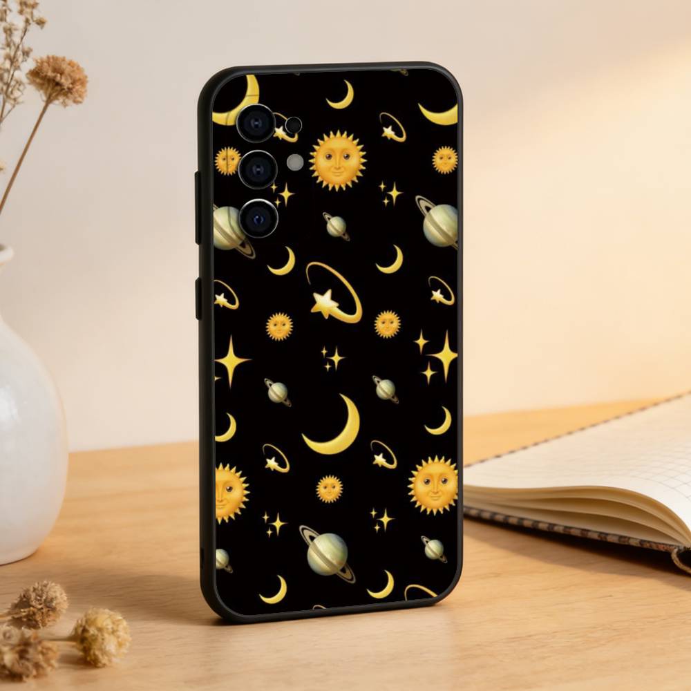 Funny emoji  Phone Case For Samsung S25,S24,S21,S22,S23,S30,Ultra,S20,Plus,Fe,Soft Silicone Black Cover