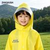 Children's Long Raincoat with Backpack Compartment for Primary School Students