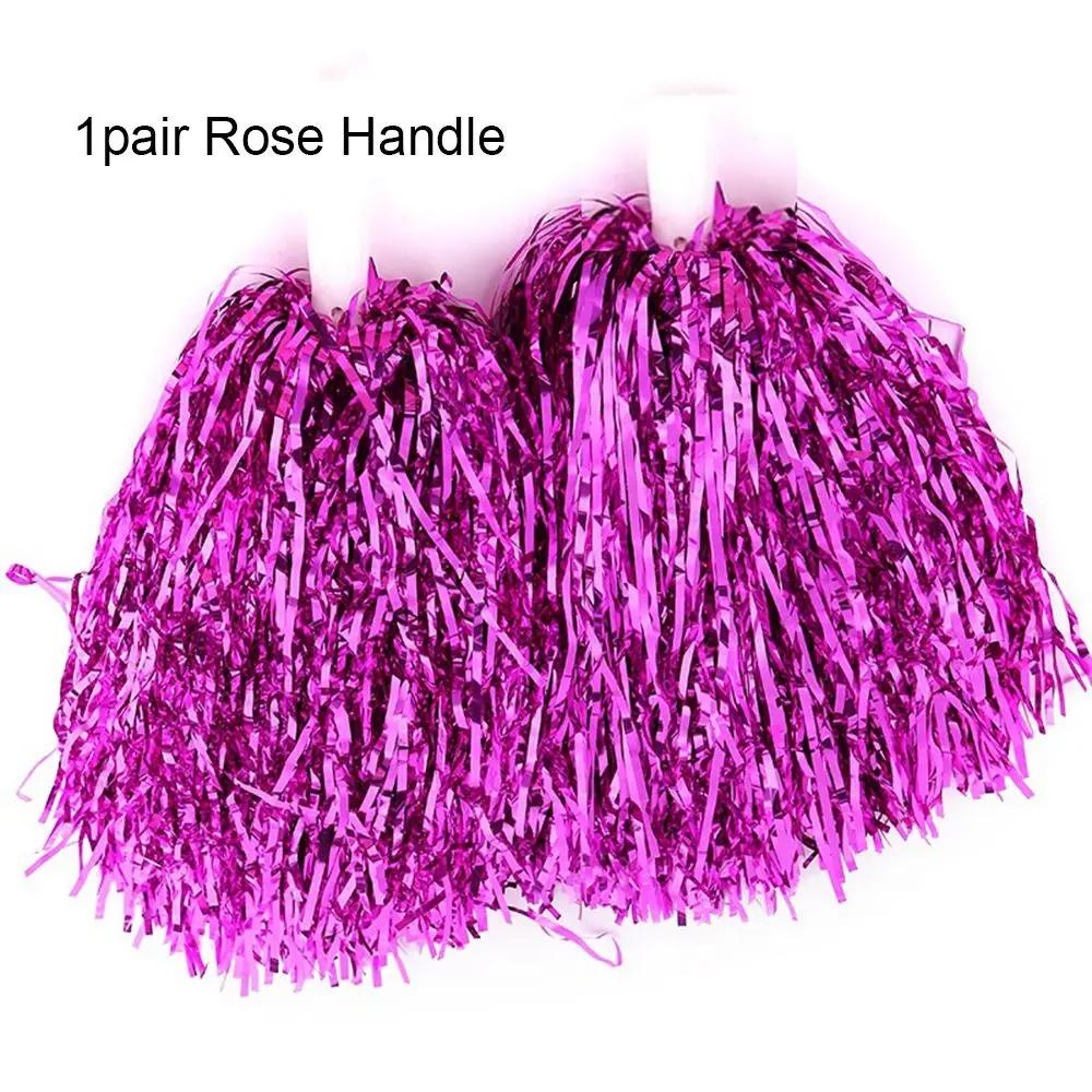 Concert Fancy Double hole handle Dance Party Decorator Club Sport Supplies Cheerleading Cheering Ball Cheerleader pompoms