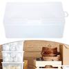 Rectangular Transparent With Lid Storage Box Multipurpose Home Storage Bag Collection Container Desktop Cosmetics Sundries Case