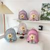 Adorable Flower Sequin Kids Backpack For Girls Lightweight Waterproof School Bag