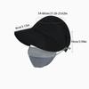Sun Protection Hat With Ponytail Opening Duck Tongue Sun Hats Foldable Fisherman Hats