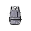 Fabric Polyester Backpack Medium Unisex Gray (Unisex) Backpacks 10026406 A01