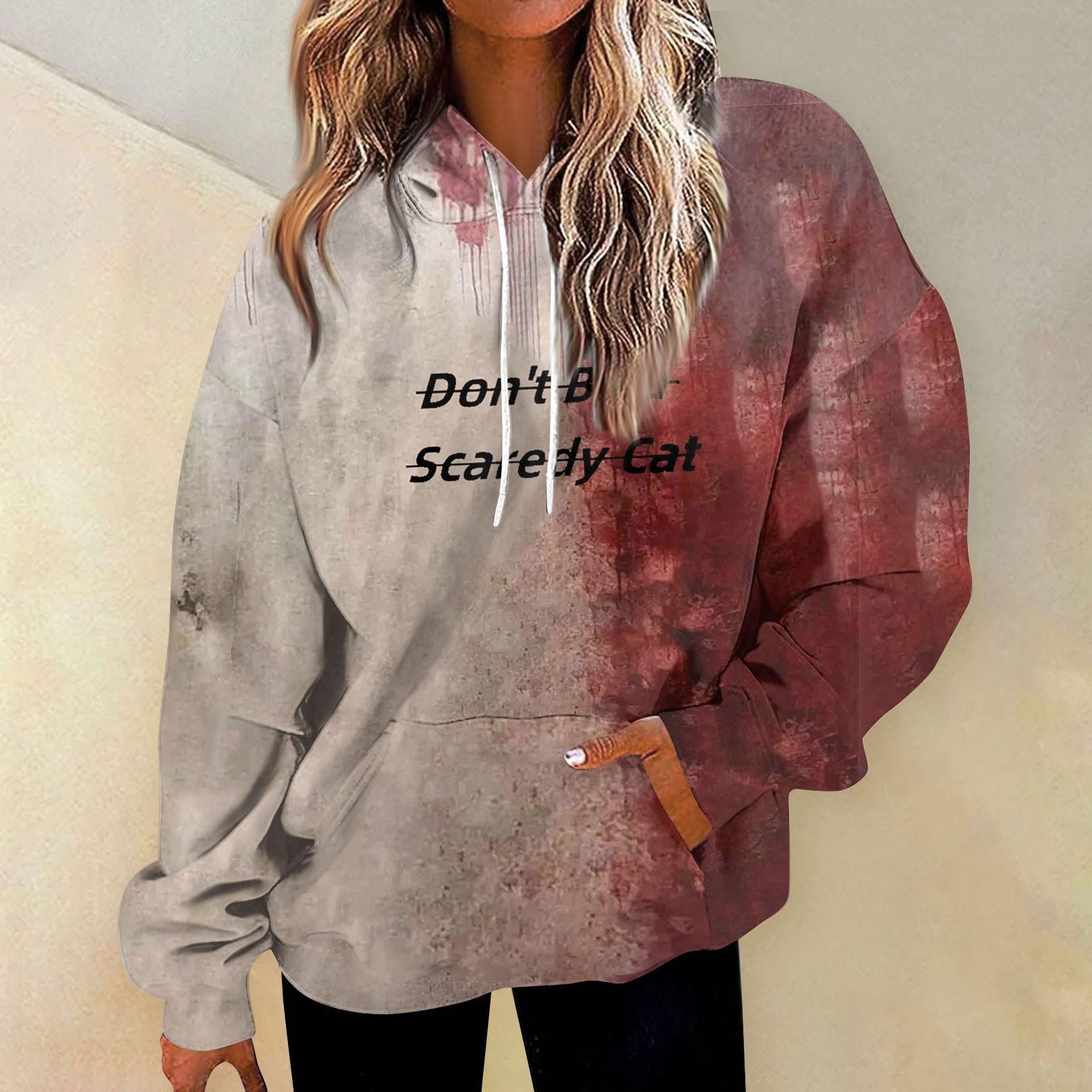 Женская модная толстовка с принтом — фото 8