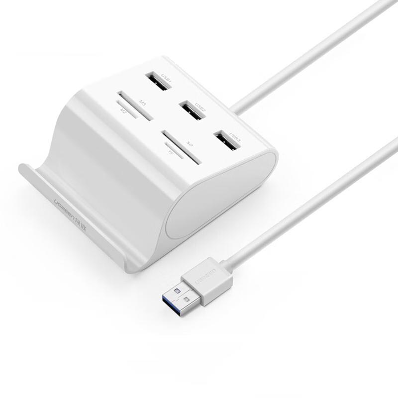 Ugreen 3-Port USB 3.0 Hub with SD/TF Card Reader