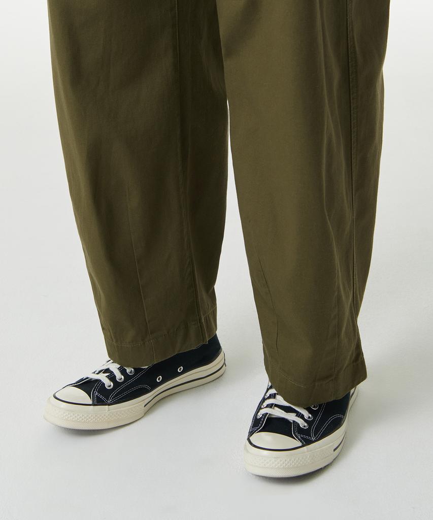 MUSINSA STANDARD Cotton Wide Balloon Pants [Olive Green]