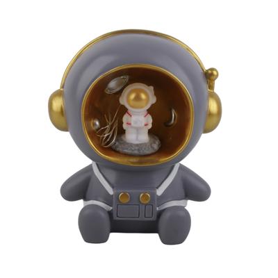 Cute Astronaut Night Light Nursery Lamp Coin Money Bank Desktop Decoration Birthday Gift for Boys
