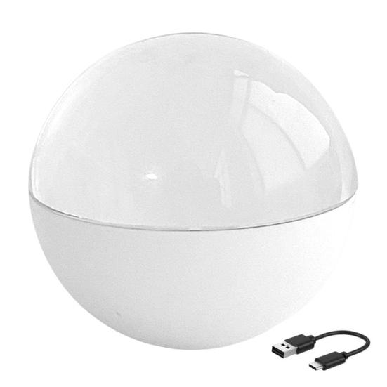 7CM Memory Sphere Ornament WiFi Video Player Faux Crystal Ball Personalized Photo Videos Display Sphere Lamp Birthday Anniversary Gift