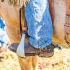 1 Pair Western Horse Spurs Equestrian Classic Western-style Horse Riding Boot Spurs with Wheel for Equestrian Training Riders