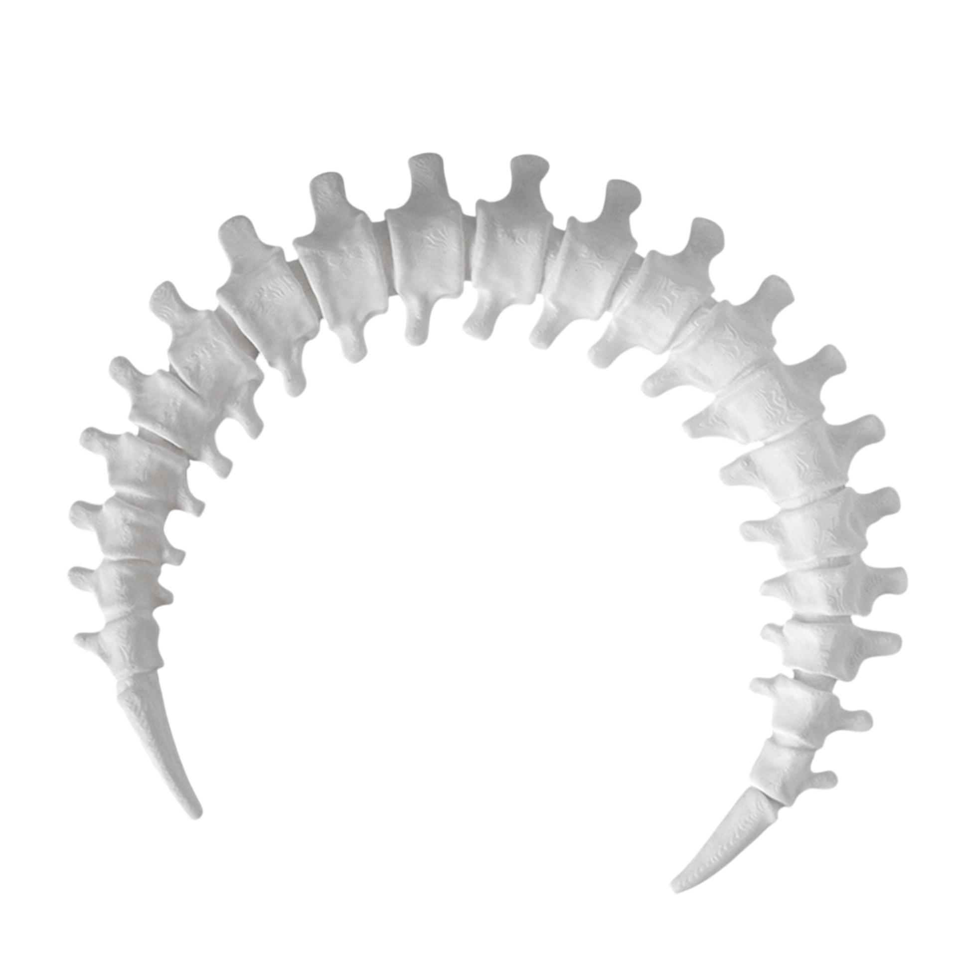 Ретро-настенное украшение «Позвоночник Луны», напечатанное на 3D-принтере White