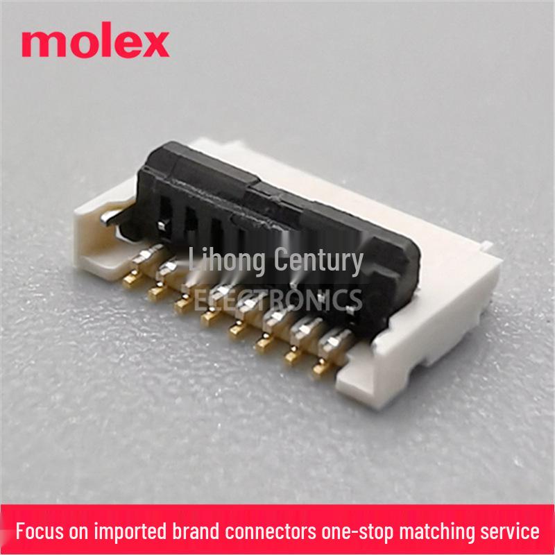 Molex 503480-0800 Surface Mount FPC Connector, 0.5mm Pitch, 8-Pin