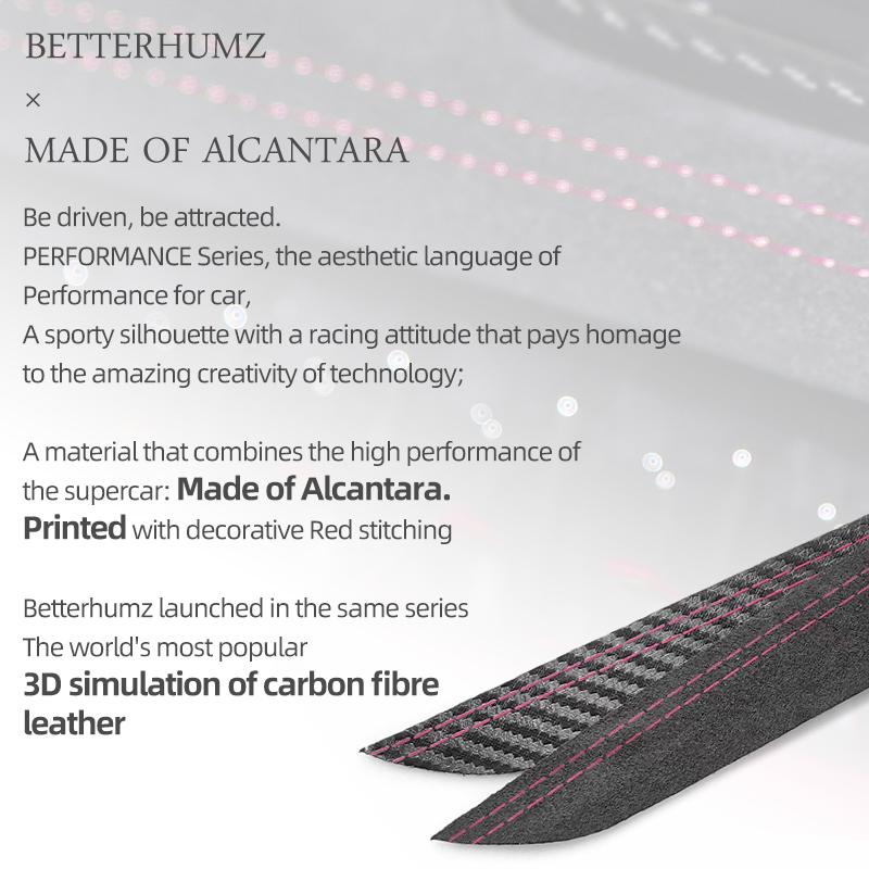 BDP1 For Mazda 3 Axela 2004-2009 Made of Alcantara Dashboard Panel Instrument Trim Stickers Car Interior Decor Tuning Accessories
