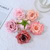 10pcs High Simulation Diamond Flower Head, Rose DIY Crafts, Suitable for Floral Arrangements, Wedding Decoration Simulation Flowers