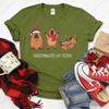Overstimulated But Festive Capybara Christmas Tshirt Funny Holiday Animal Cotton Tees Cute Xmas Clipart for Tops Y2k Streetwear