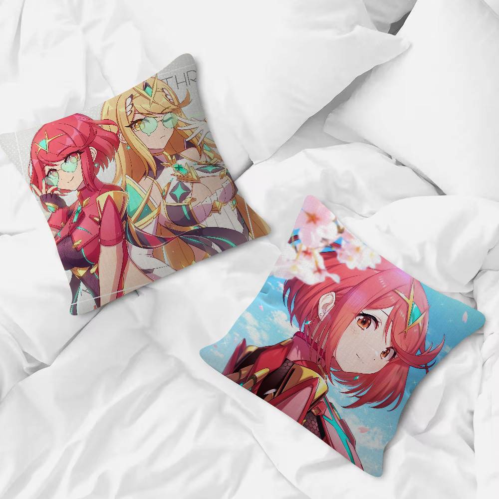 Game Xenoblade Chronicles Soft Comfortable Pillow Case Cartoon For Sofa Living Cat Room Home Office Retro Decor Protective Cover