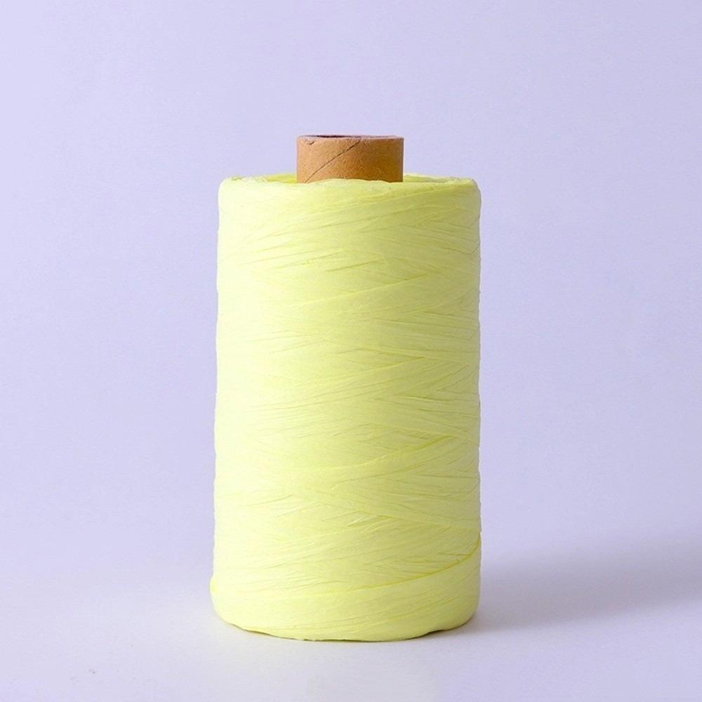 Multicolour Raffia Straw Yarn DIY Packaging Tape New Gift Wrapping Rope  Knitting