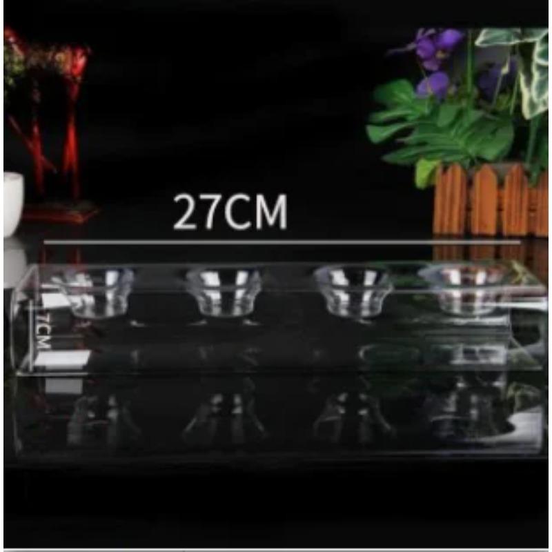 

Молекулярная изысканная кухня Креативные блюда Блюда с художественной концепцией Ресторан Холодные блюда Суши Фрукты Стекло Три тарелки