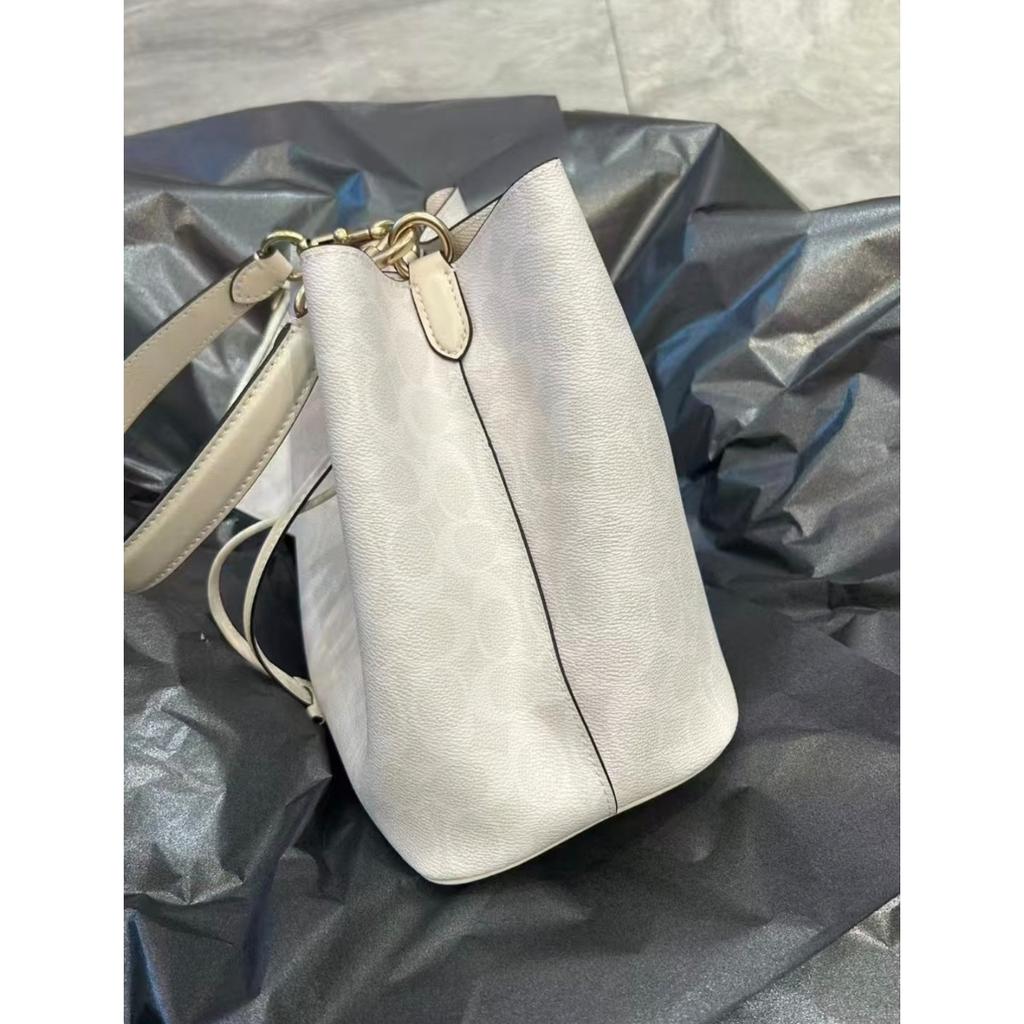 C Home Rowan Bucket Bag Casual Versatile Large Capacity Tote Bag 2025 New Drawstring Crossbody Shoulder Bag