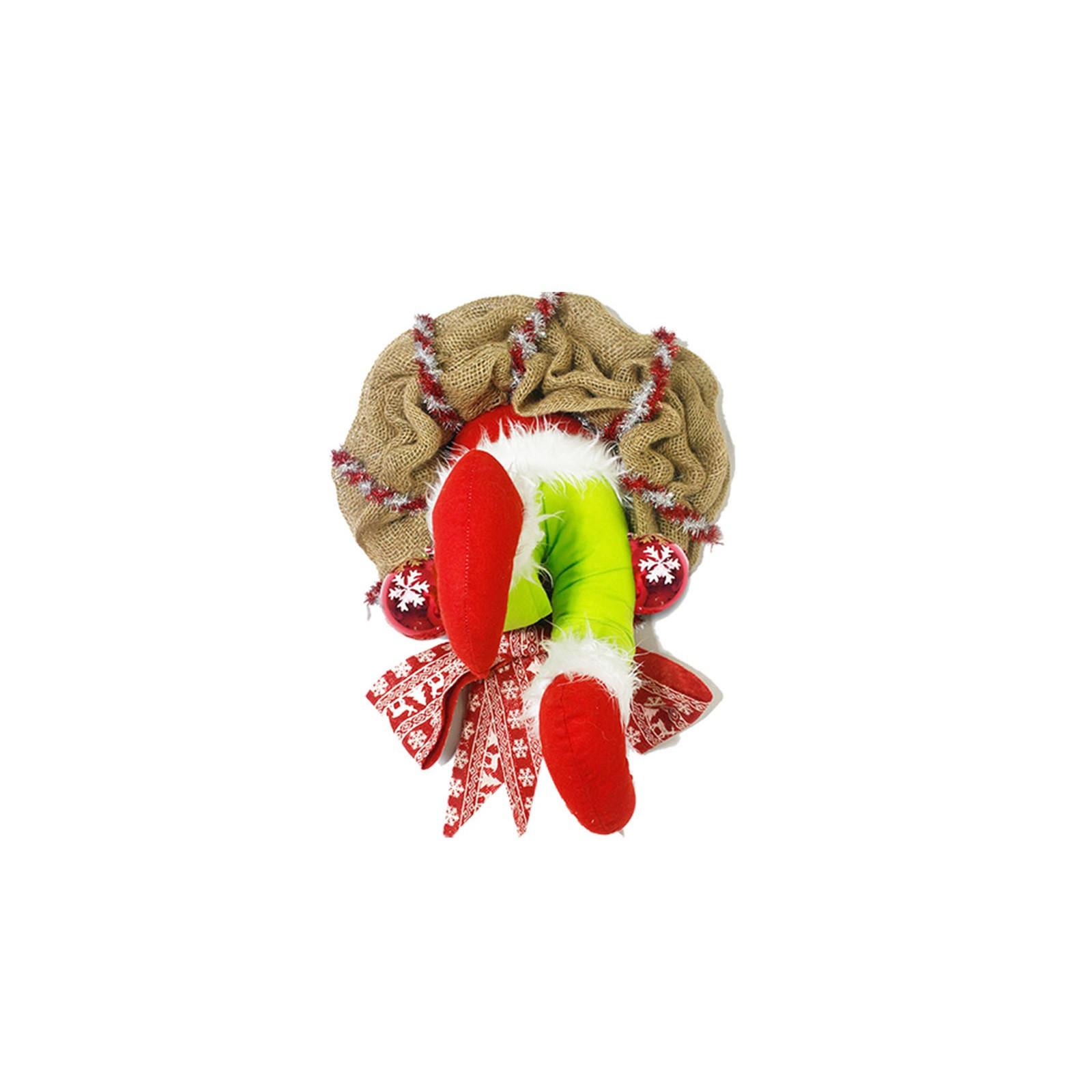 Christmas Wreath, Christmas Garland, Door Wreath Christmas Decoration Wreath Decoration Christmas Plush Doll