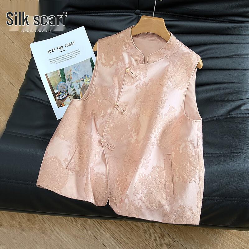 

Новый жилет жаккардового плетения в китайском стиле для женщин XL