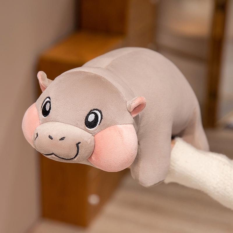 30/38CM Hipopotam Drăguț Gras cu Picioare Scurte Jucărie de Pluș Pluș Moale Hipopotam Kawaii Animal de Pluș Păpușă Decor Cameră Cadou Ziua Copiilor