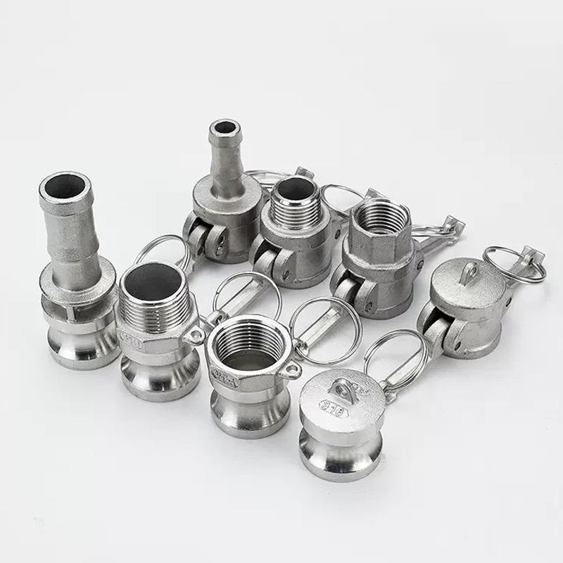 304 Stainless 1/2" 3/4" 1" 2"-5" BSP Female Male Camlock Fitting Adapter Barb Quick Disconnect For Hose Pump Homebrew A B-F type